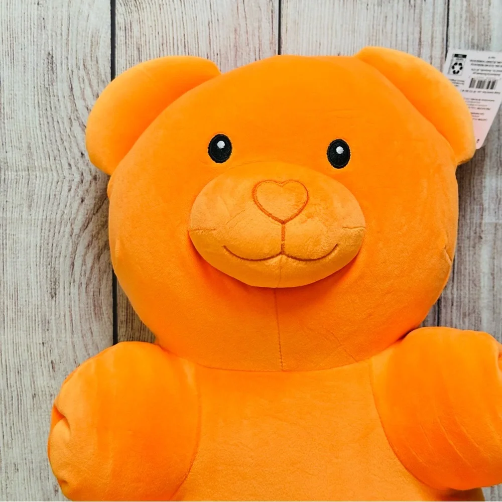 Valentine's Day Orange Gummy Bear Plush, 16 in NEW